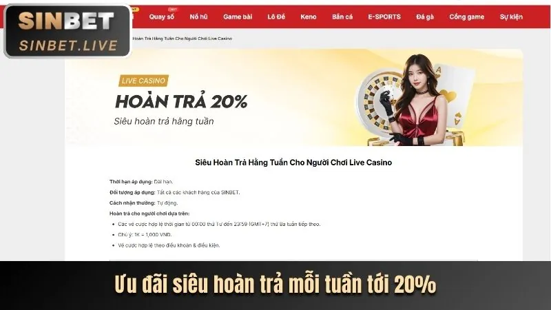 Hoàn trả hàng tuần f168.vip